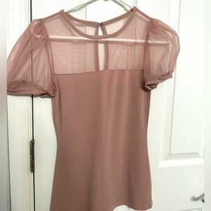 Express form fitting blouse